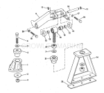 Engine Mount Group 100, 120 And 140 Hp With Manual Trim