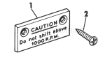 Caution Plate Kit Optional Item - All Models Caution Plate Kit Optional Item - All Models