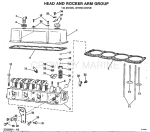 Head And Rocker Arm Group 140 Model Stern Drive Head And Rocker Arm Group 140 Model Stern Drive