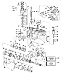 Lower Gearcase 120, 140 Models Stern Drive