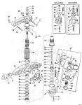 Engine Mount Group 120, 140 Models With Selectrim