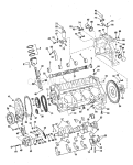 Crankcase Group 225 & 245 Hp Stern Drive