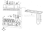 Head And Rocker Arm Group 140 Hp Stern Drive Head And Rocker Arm Group 140 Hp Stern Drive