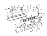 Head And Rocker Arm Group 225 & 245 Hp Stern Drive