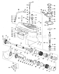 Lower Gearcase Group 120, 140, 165, 170, 190, 225 & 245 Hp