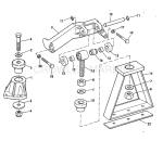 Engine Mount 120, 140 W/Manual-Trim Models 990215ff, 990217ff Engine Mount 120, 140 W/Manual-Trim Models 990215ff, 990217ff