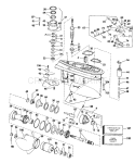 Lower Gearcase 120, 140 Models Stern Drive