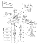 Upper Gearcase Group 120, 140 Models Stern Drive