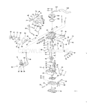 Carburetor & Fuel Pump Group 120 & 140 Models Stern Drive