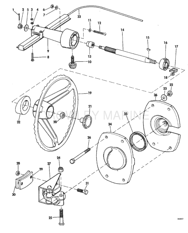 Mechanical Steering Group Morse System