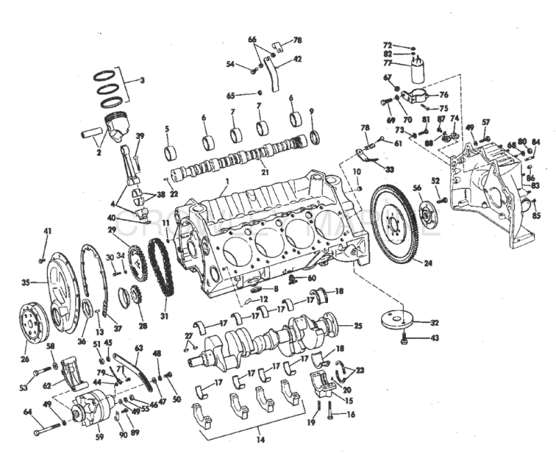 Crankcase Group 210 Hp