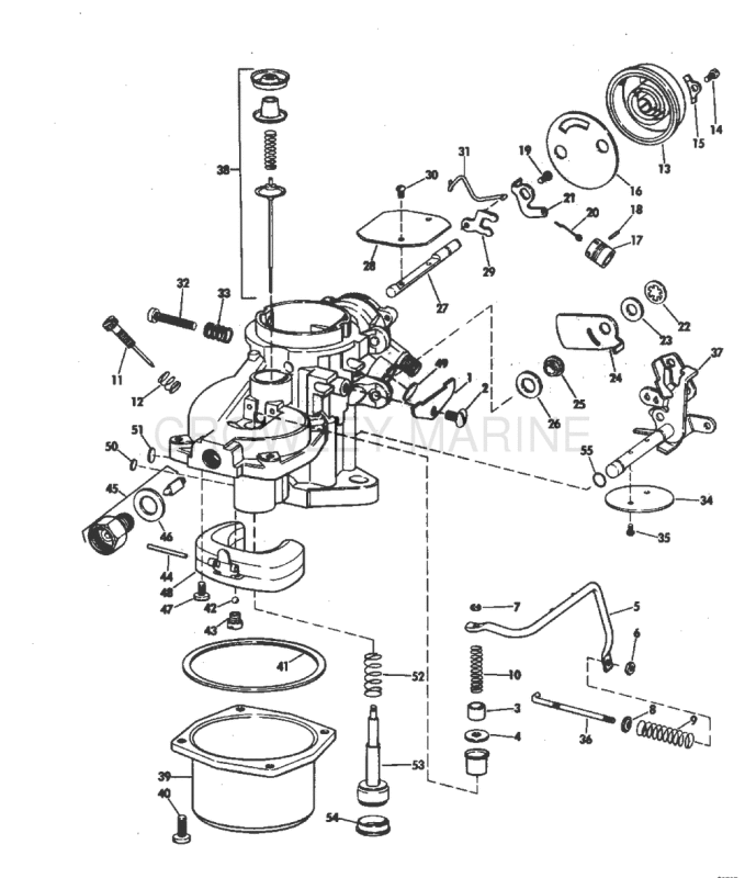 Carburetor Group 120 Hp