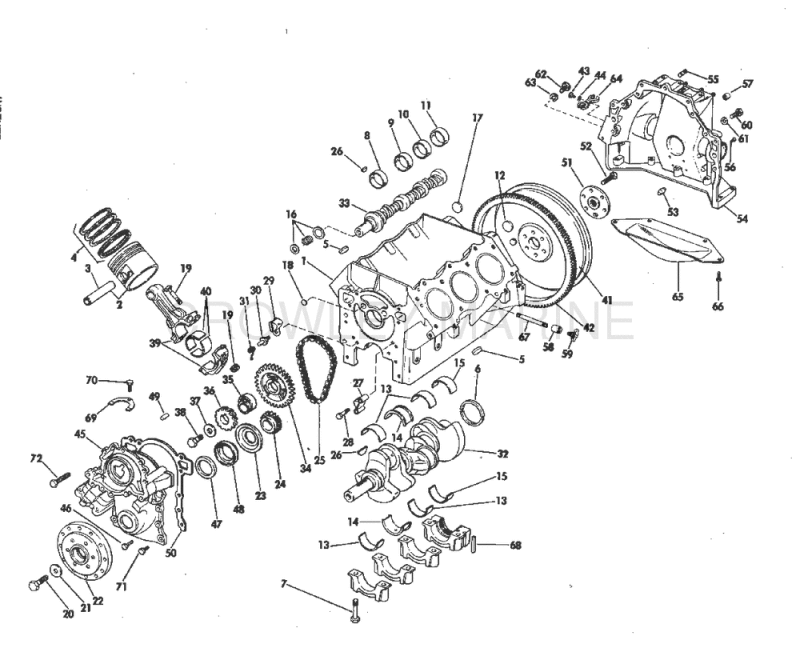 Crankcase Group 155 H.P