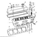 Head & Rocker Arm Group 215 Ex Models Only & 235 20s Models