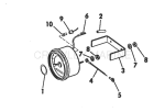 Instruments-Ring Bezel Flush Mount Universal Tachometer