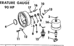 Instruments-Ring Bezel Oil Pressure-Water Temperature Gauge Instruments-Ring Bezel Oil Pressure-Water Temperature Gauge
