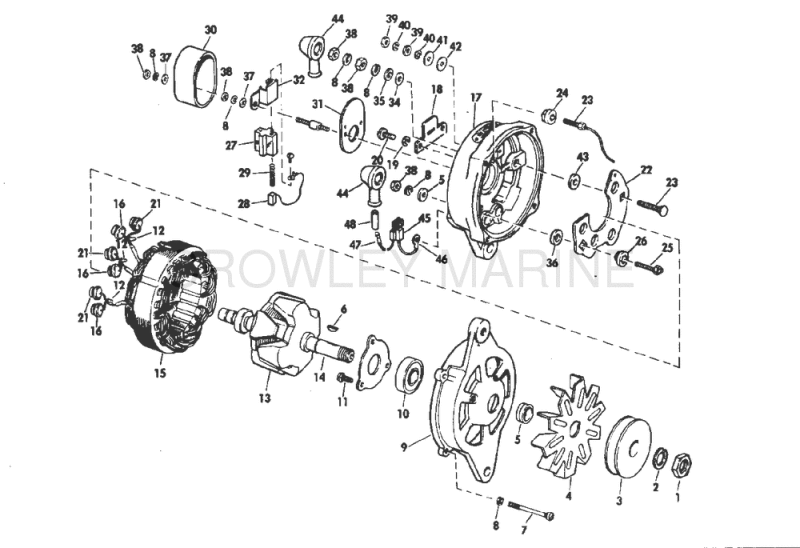 Alternator Group 80, 120, 155, 210 Hp