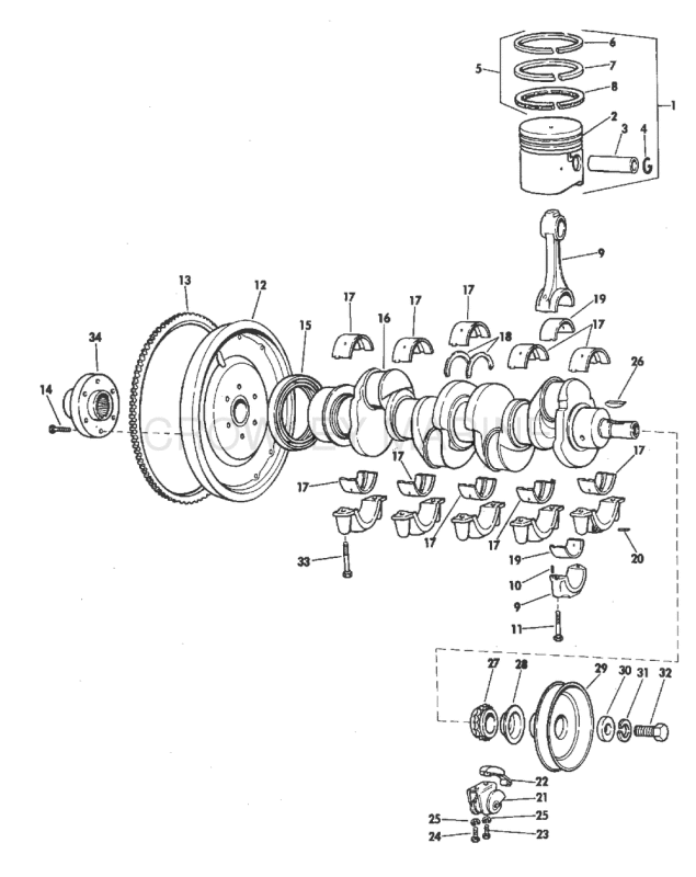 Crankshaft Group 80 Hp