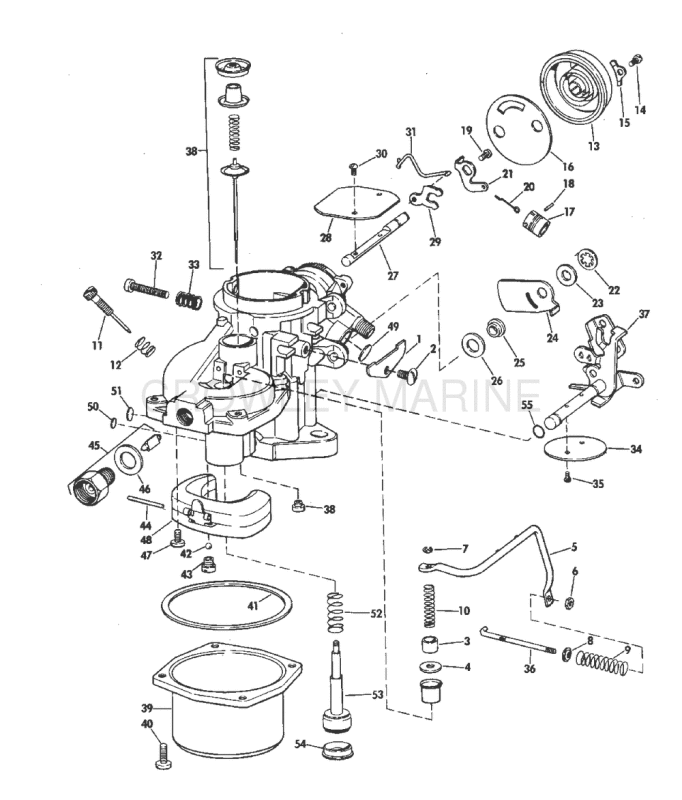 Carburetor Group 120 Hp