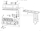 Head And Rocker Arm Group 100 & 120 Hp Stern Drive