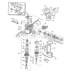 Upper Gearcase Group 100, 120, 165 Hp Stern Drive