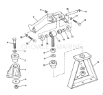 Engine Mount Group W/Manual Trim Late Production 100 & 120 Engine Mount Group W/Manual Trim Late Production 100 & 120