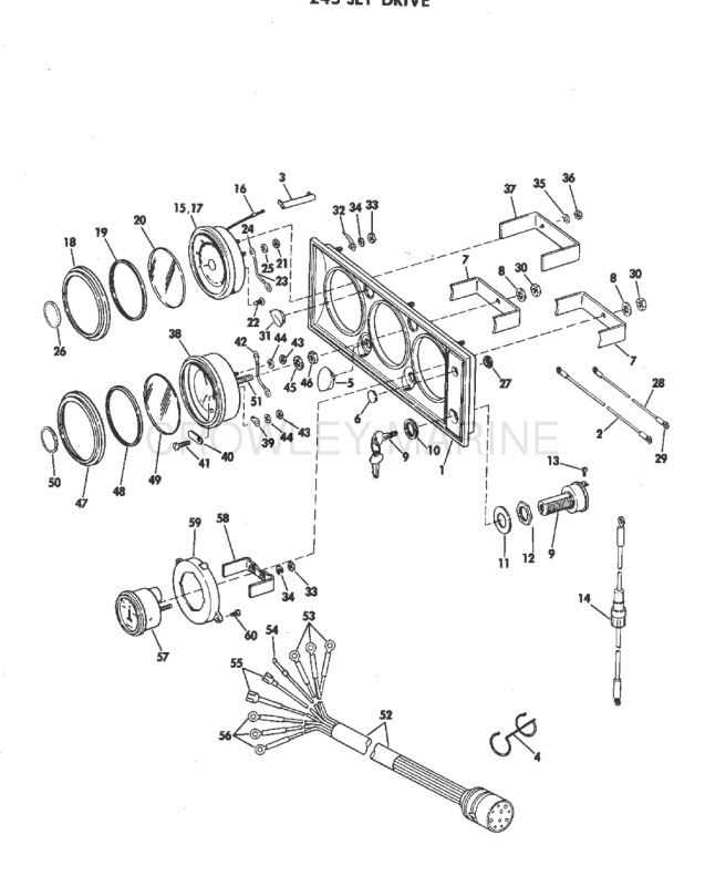 Instrument Panel Assembly 245 Jet Drive