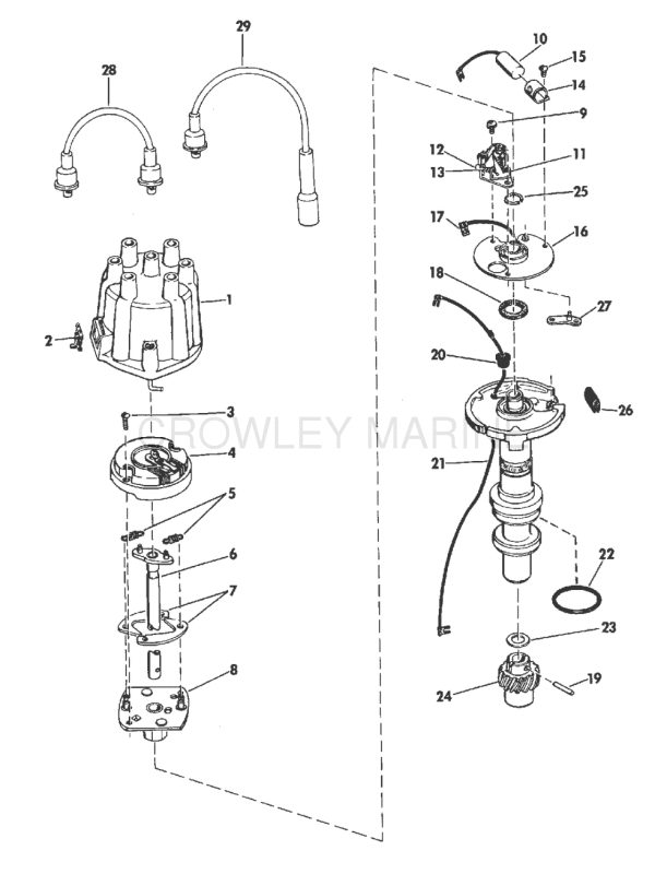 Distributor Group Delco Remy Model 1110376