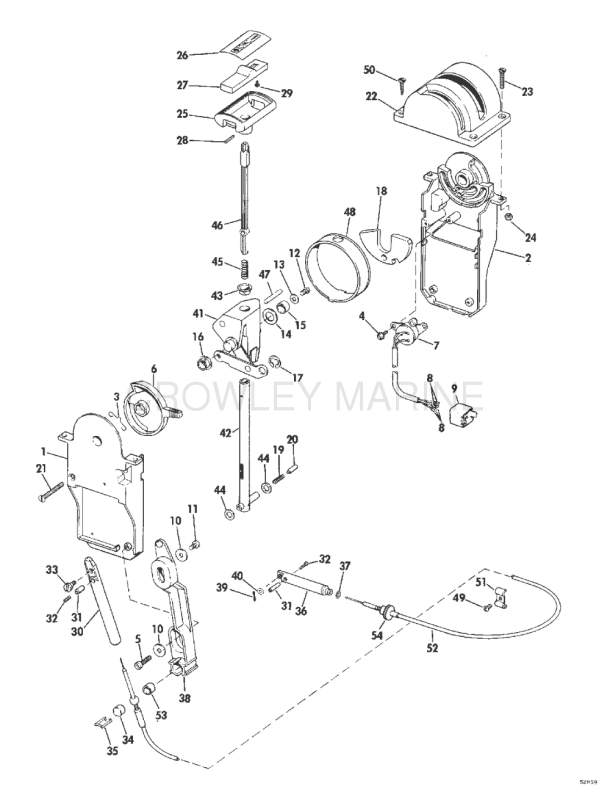 Remote Control-Binnacle Mount Optional Item-All Models