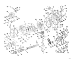 Crankcase Group 175 & 190 Hp Stern Drive