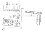 Head And Rocker Arm Group 120 Hp Stern Drive Head And Rocker Arm Group 120 Hp Stern Drive