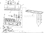 Head And Rocker Arm Group 140 Hp Stern Drive