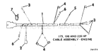 Cable Assembly Group Cable Assembly-Engine-175, 190 & 235 Hp Cable Assembly Group Cable Assembly-Engine-175, 190 & 235 Hp