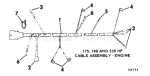Cable Assembly Group Cable Assembly-Engine-175, 190 & 235 Hp
