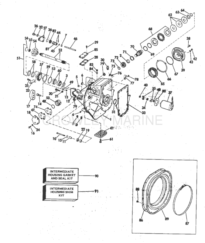 Intermediate Housing Group 120, 140, 175, 190, 235 Hp