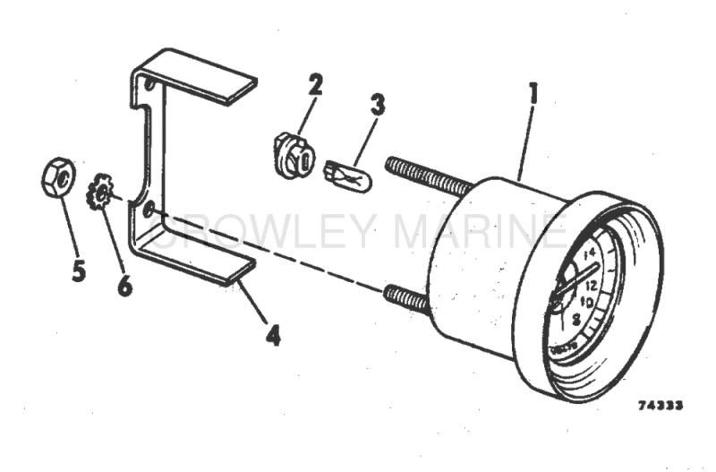 Instruments-All Models Battery-Generator Indicator Kit