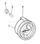 Trim Position Indicator Gauge Kit Optional Item-All Models Trim Position Indicator Gauge Kit Optional Item-All Models