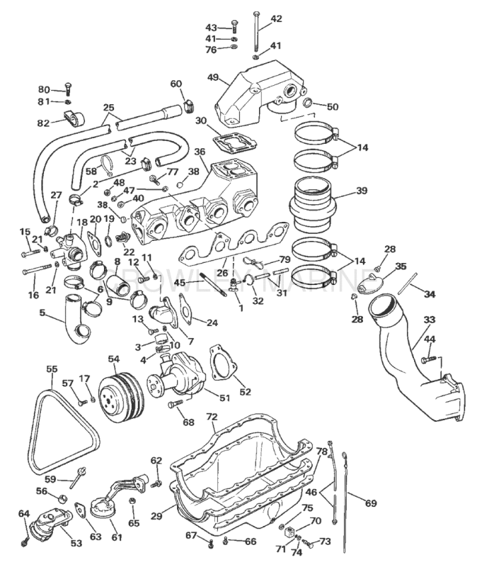 Cooling, Exhaust & Oil Pan