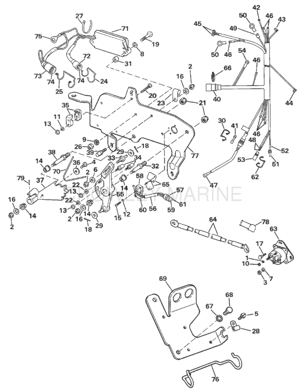 Wire Harness, Bracket & Solenoid