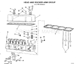 Head And Rocker Arm Group 3.0 Litre Models Head And Rocker Arm Group 3.0 Litre Models