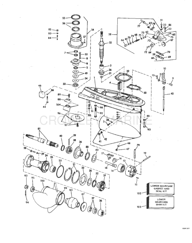 Lower Gearcase Group