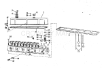 Head And Rocker Arm Group 165 Hp Stern Drive