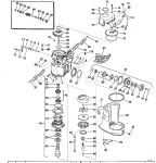 Upper Gearcase Group-Low Profile 120, 140, 165, 175, 190&235 Hp