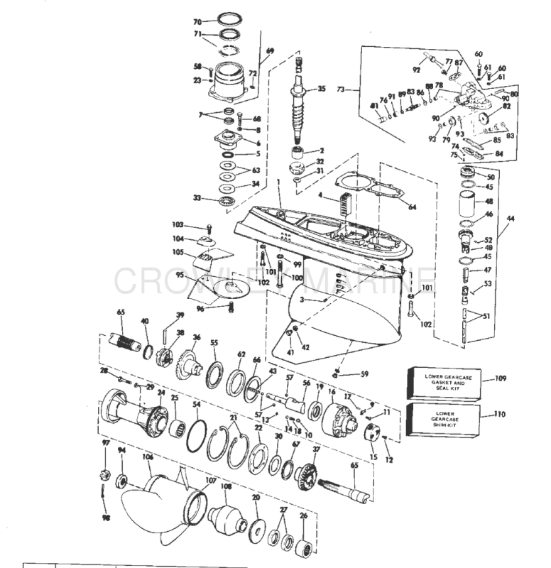 Lower Gearcase Group