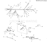 Solenoid & Cables Group 185-225 Hp Pre-Set Trim