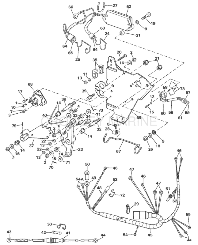 Wire Harness, Bracket & Solenoid