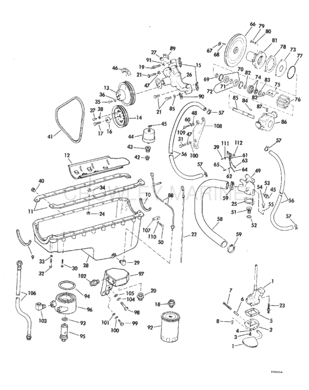 Cooling And Oiling Group 454