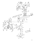 Exhaust Manifold And Oil Cooler Group Direct Drive