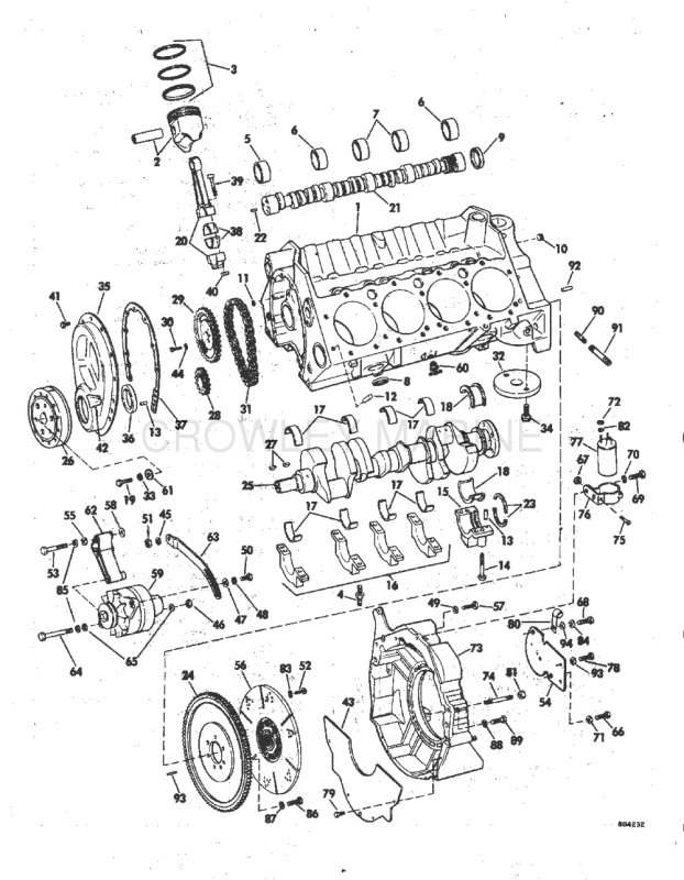 Crankcase Group 454