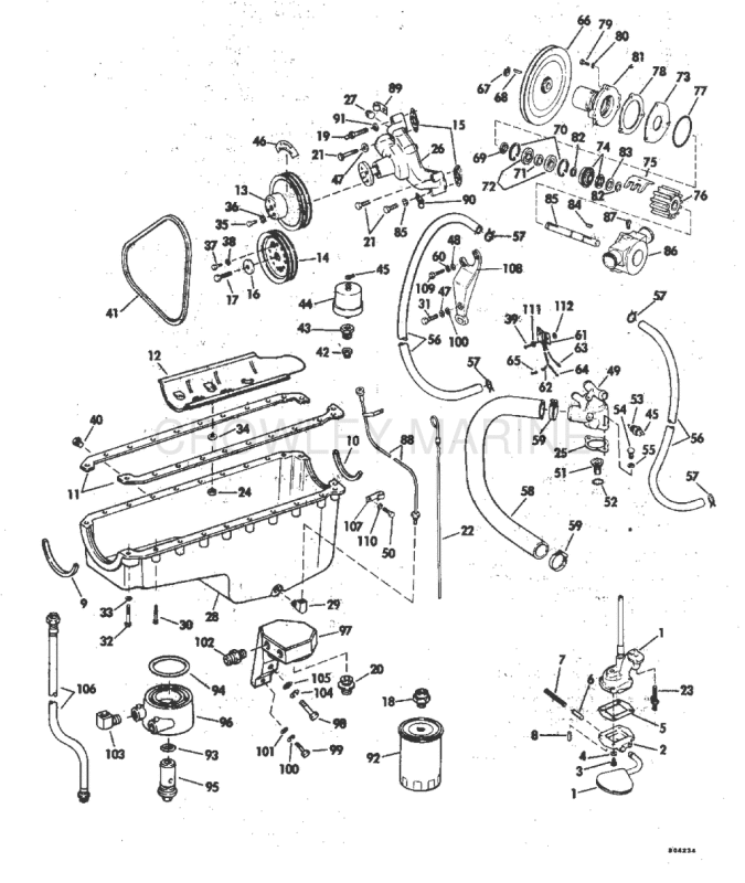 Cooling And Oiling Group 454